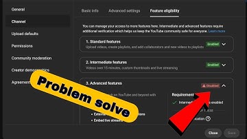 Advance features kease Enabled korega 
