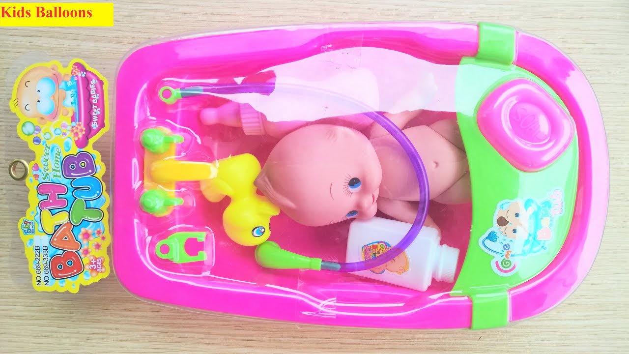 Baby Doll Bathtime Nenuco Baby Girl How to Bath a Baby Toy Videos YouTube