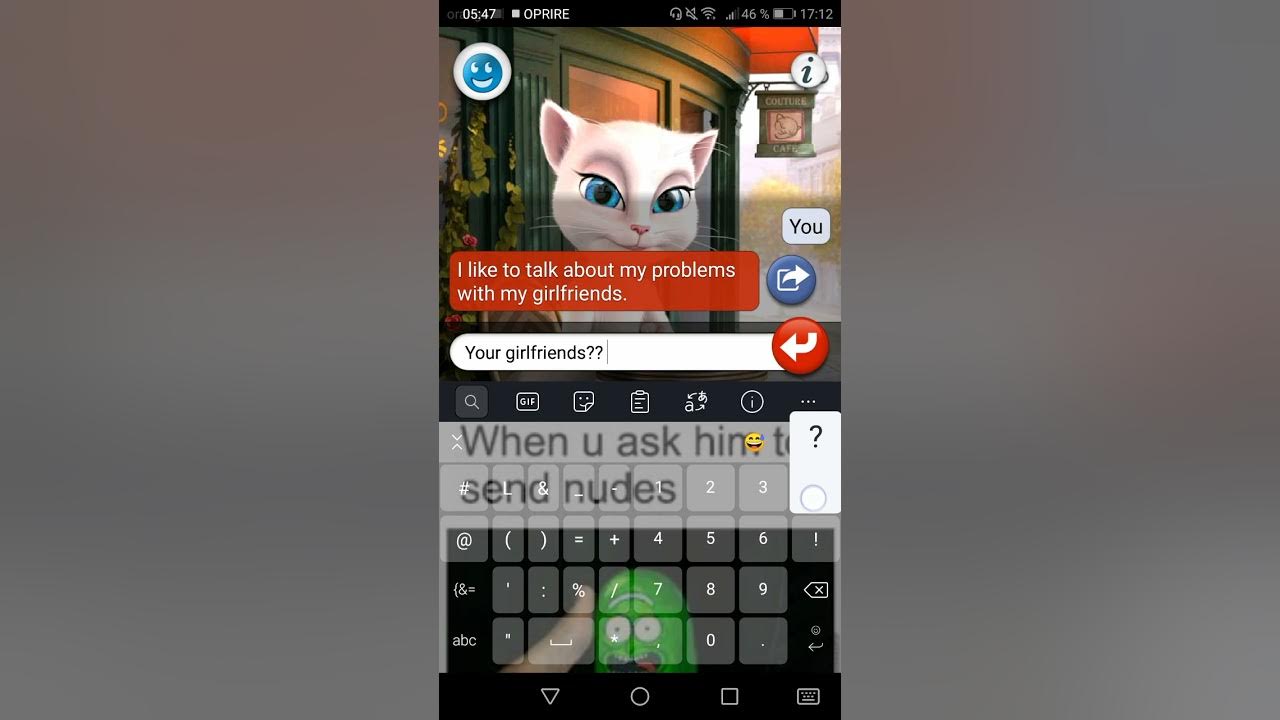 Messing with Talking Angela(old version) YouTube