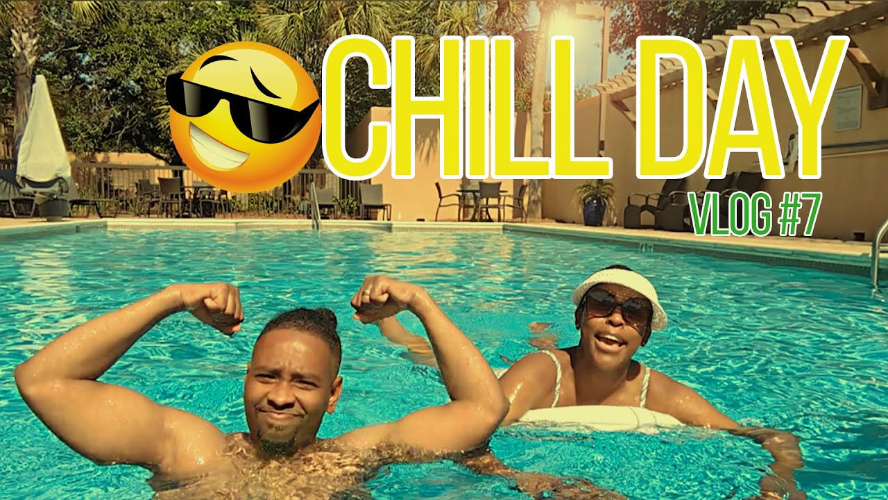 Vlog #7 - Chill day at pool - YouTube