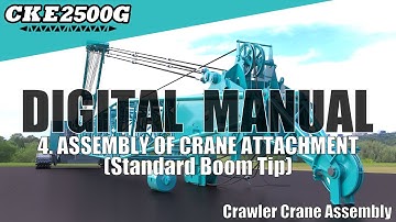 CKE2500G‐2/CKS2500 ‐ Assembly #4/7 (ASSEMBLY OF CRANE ATTACHMENT  (STANDARD BOOM TIP))