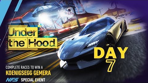 NFS NO LIMITS KOENIGSEGG GEMERA UNDER THE HOOD SPECIAL EVENT 2023 - DAY 7 #nfsnolimits
