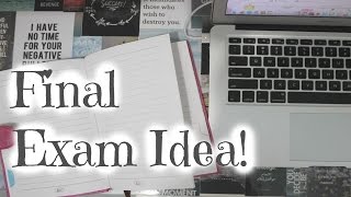 Final Exam Idea | فكرة للاختبارات النهائية