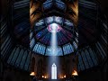 Celestial Gothic Hall at Night 4K Ambient Scene Stars, Moon &amp; Nebulae Relaxing Medieval Atmosphere
