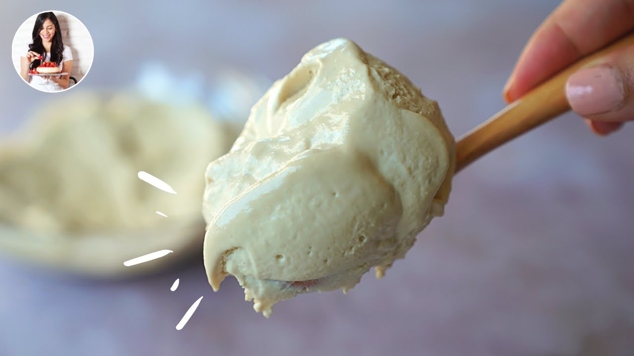 Helado de VAINILLA Super Cremoso, fácil  y SALUDABLE - sin lácteos - | Auxy
