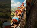 Baby hen 🐔 | Riding🤩 on roller coaster🎢 | #shorts#youtubeshorts#viral#funny#trending#reels#asmr 358