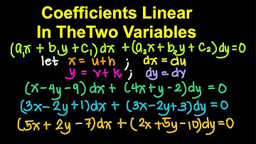 Coefficients Linear In The Two Variables (Tagalog/Filipino Math)