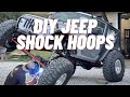 Diy jeep shock hoops on the super duty jk