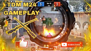 DECODE BOLD 3 PUBG Mobile TDM M24 gameplay 🔥 Decode bold 3 mobile gameplay| PUBG MOBILE 2025