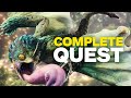 17 Minutes of Monster Hunter World Gameplay in 4K (Complete Quest)