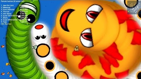 circle worm vs giant worm - wormszone.io best gameplay