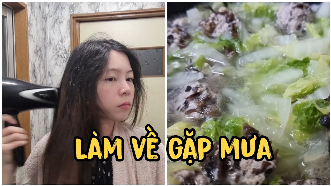 Đi làm về gặp mưa, nấu nồi canh thịt băm nhanh gọn lẹ 