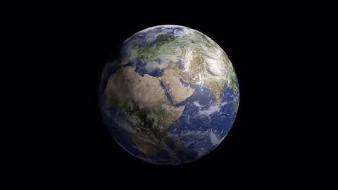 Realistic Planet Earth  Stock Motion Graphics