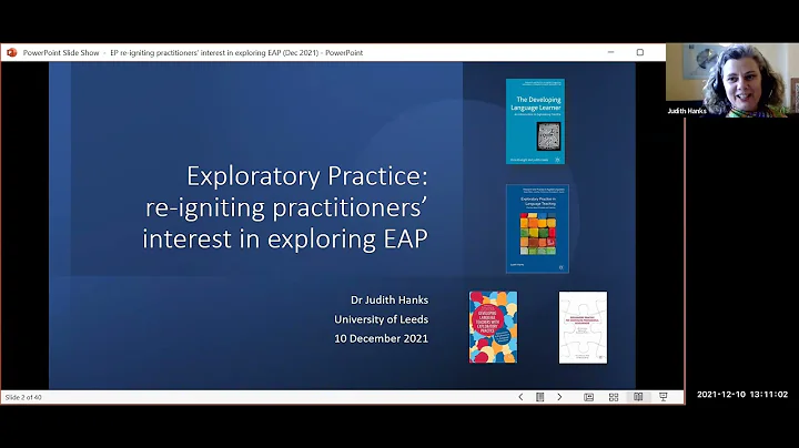 Judith Hanks - Exploratory Practice Part 1