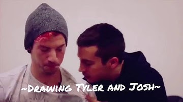 Drawing Tyler and Josh \ Twenty One Pilots speed art.