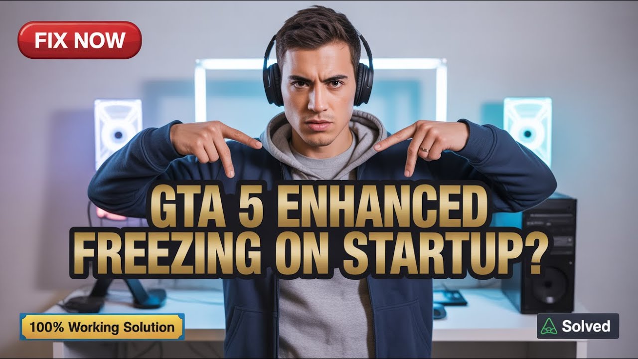 Fix GTA 5 Enhanced Freezing or Hanging on Startup (2025) - YouTube