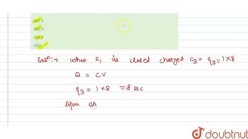 Three identicalcapacitors C_(1),C_(2) and C_(3) have a capacitance of 1.0 mu F each and they are...