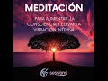 Meditacion para aumentar la  consciencia y elevar la vibracion interior.