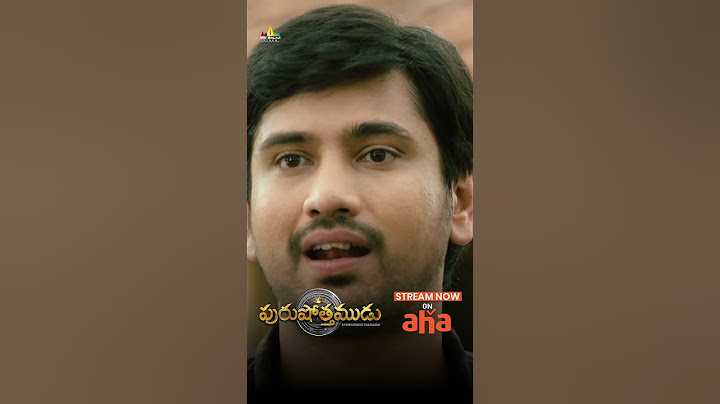 వామ్మో అమ్మాయిని ఏం అడుగుతుండురా సామి | #Purushothamudu Now Streaming on Aha Video | Raj Tarun