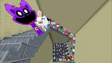 Family SPRUNKI OC Nextbots (Horror Version) in Maze Gmod for Minecraft PE