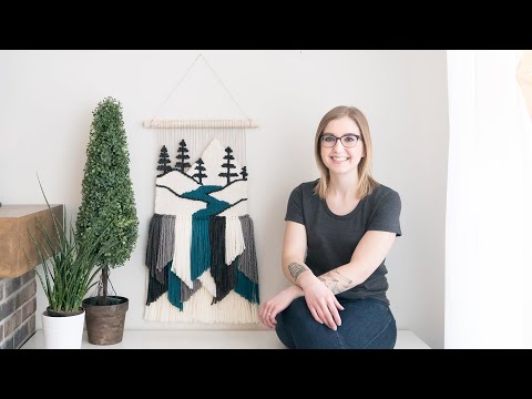 How To Warp A Frame Loom + River Weaving Vlog