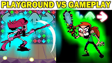 FNF Character Test | Gameplay VS Playground | FNF Mods | VS Spinel Mordecai Vicky