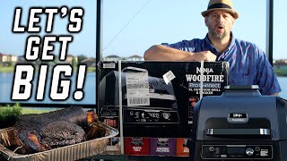 Ninja Woodifre XL Pro Connect Unboxing, How to Set Up, & First Cook | Pork Shoulder for Carnitas!