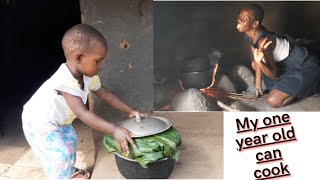 African Village life\/ Cooking With My Baby For @Burundian_Traveller  Yams For Breakfast