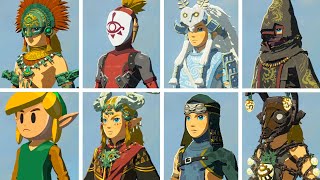 Zelda: Tears of the Kingdom - All 136 Armor Showcase (Fully Upgraded)