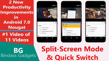 Android 7.0 Nougat Productivity Features (#1 of 11 Videos)
