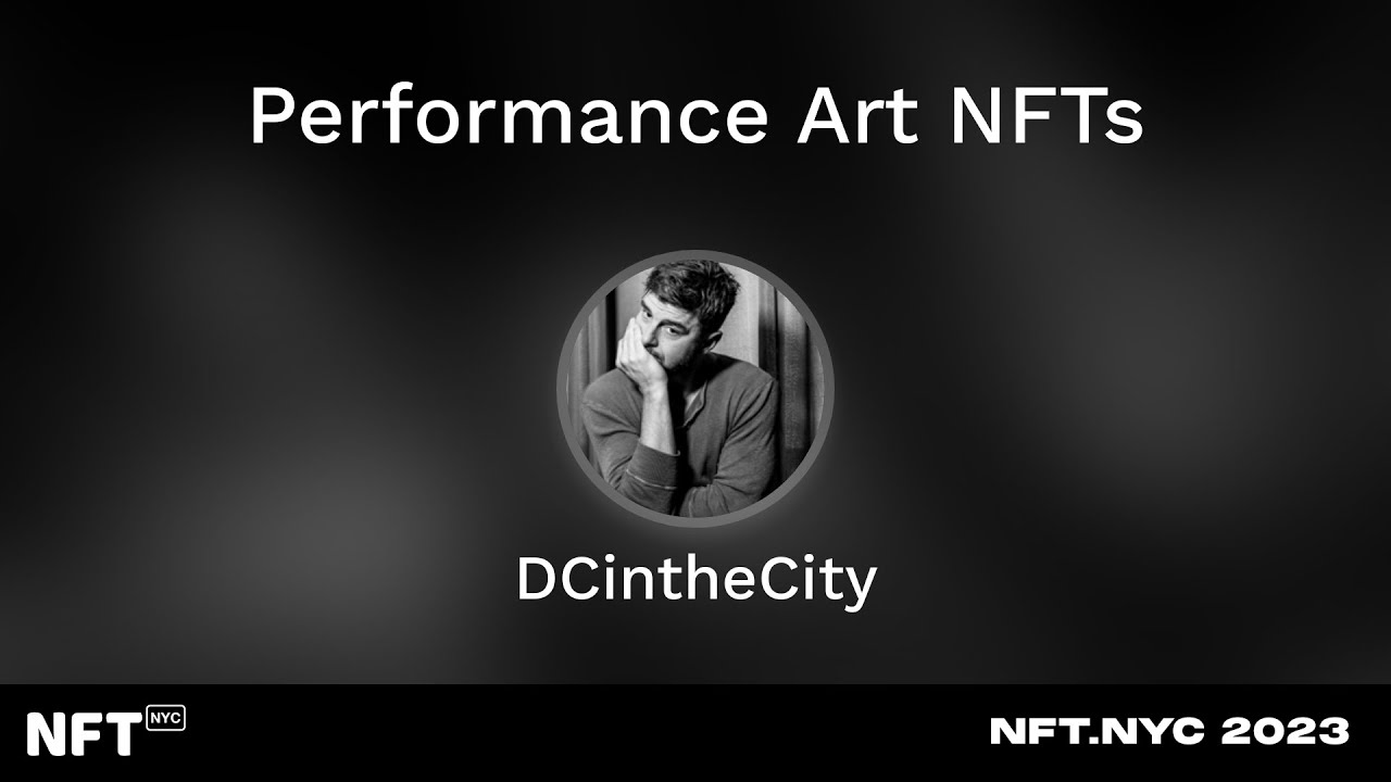 Dave Roth Nft Performance Art NFTs - Dave Carey at NFT.NYC 2023 - YouTube