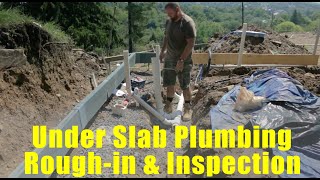 Garage Build #6 - Rough In Plumbing Under Slab
