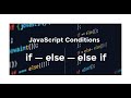 JavaScript Conditions Explained (if, else, else if) for Beginners | Urdu + English