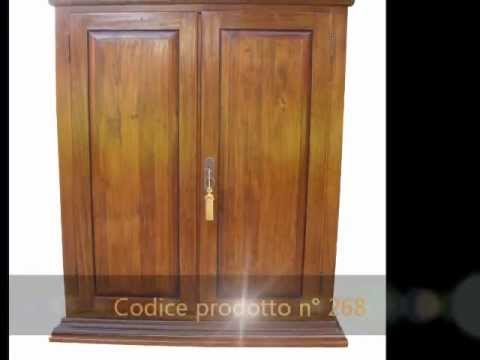 Credenza credenze classiche in stile arte povera due ante in legno ... Credenze classiche