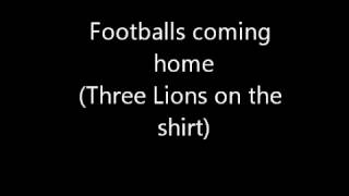 Footballs coming home (Three Lions on the shirt) chords