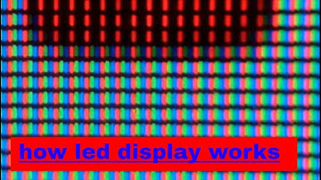 how led display works | macro level