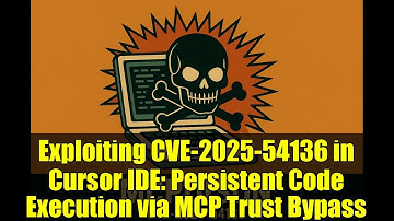 Exploiting CVE-2025-54136 in Cursor IDE: Persistent Code Execution via MCP Trust Bypass