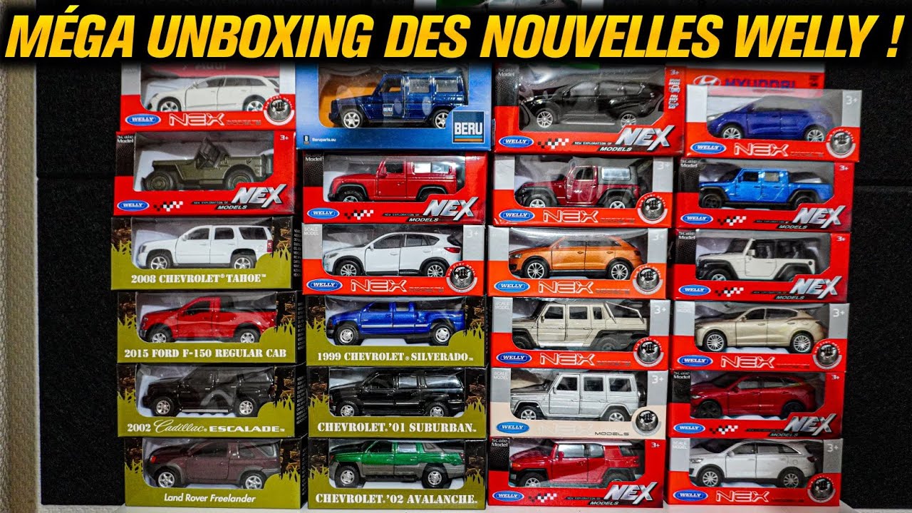 Unboxing my 25 NEW Welly Nex toys, including some very rare models