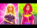 ¡La TRANSFORMACIÓN mágica de Barbie! Juegos con muñecas. Vídeos para niñas.