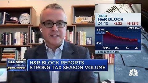 H&R Block CEO discusses taxes, cryptocurrency market