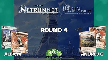 Android: Netrunner - 401 Games Regional - Round 4 - July 21 2018