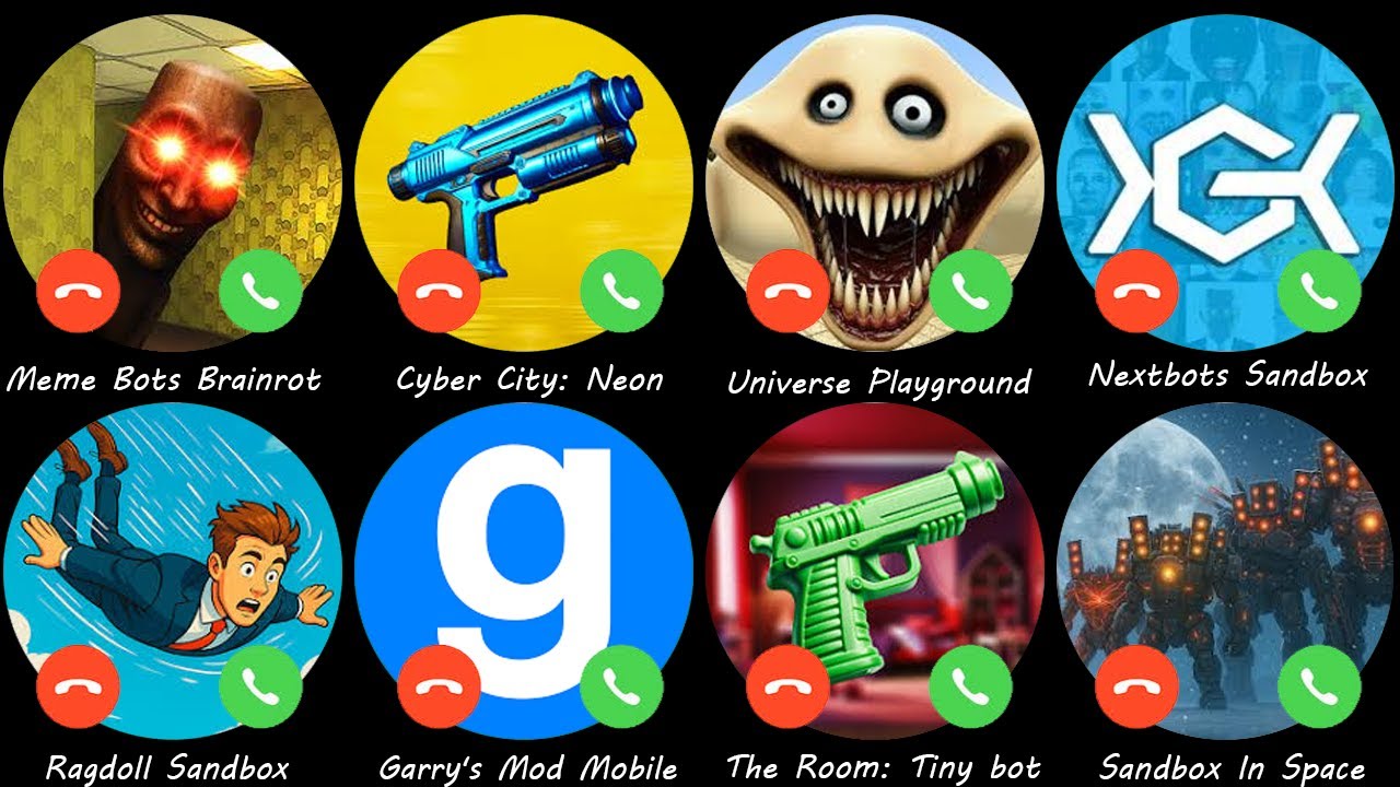 Sandbox In Space,Meme Bots Brainrot,Ragdoll Sandbox,Garry's Mod Mobile,Nextbots Sandbox,Cyber City: