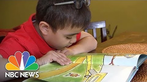 Low Vision Children Discover The World Of Books Through New Technology | NBC News
