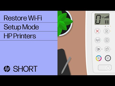 How to restore Wi-Fi setup mode on your HP printer | @HPSupport #shorts