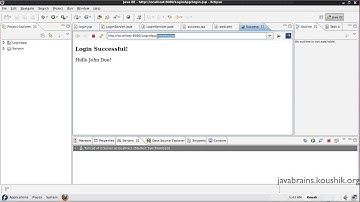 JSPs and Servlets Tutorial 16 Part 4  Using RequestDispatcher in the MVC Application