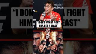Throwback: Darren Till said I dont wanna fight Yoel Romero, hes a beast #darrentill #yoelromero