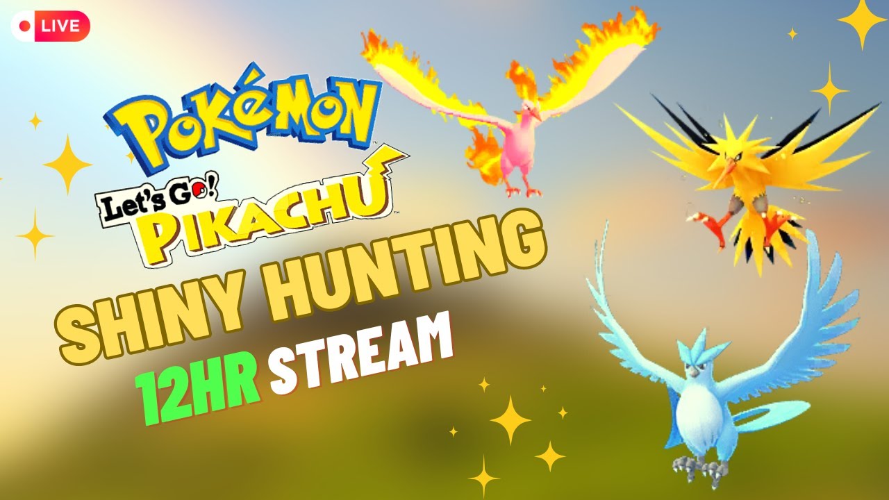 Shiny Articuno Hunting In Let's Go Pikachu LIVE 