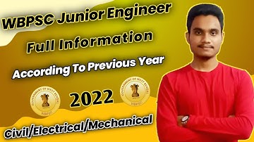 WBPSC Junior Engineer Full Information 2022 | Civil/Electrical/Mechanical