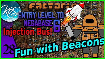Factorio - Entry Level to Megabase 6: Injection Bus 28 - MODULING ROCKET PARTS