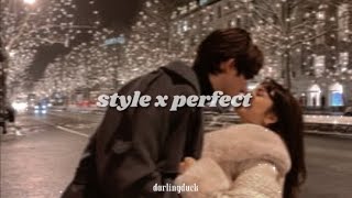 style x perfect - taylor swift x one direction mashup || with lyrics